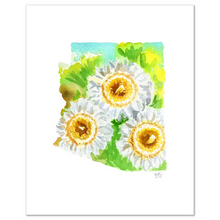 Load image into Gallery viewer, Arizona Saguaro Cactus Blossom fine art print
