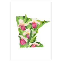Load image into Gallery viewer, Minnesota Showy Lady&#39;s Slipper note card set
