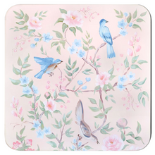 Load image into Gallery viewer, Set of 4 Blush Chinoiserie coasters
