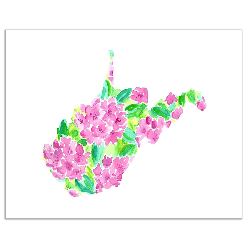 West Virginia Rhododendron fine art print