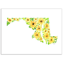 Load image into Gallery viewer, Maryland Black-Eyed Susan fine art print
