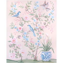 Load image into Gallery viewer, Blush Chinoiserie No. 2, a fine art print on canvas
