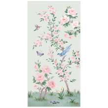 Load image into Gallery viewer, April, a green chinoiserie fine art print on paper
