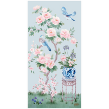 Load image into Gallery viewer, June, a blue chinoiserie fine art print on paper
