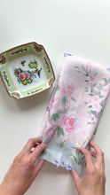 Load and play video in Gallery viewer, April pink chinoiserie Dish Towel
