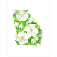 Load image into Gallery viewer, Georgia Cherokee Rose fine art print
