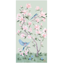 Load image into Gallery viewer, May, a green chinoiserie fine art print on paper
