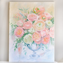 Load image into Gallery viewer, Ranunculus and Rosé - 18 x 24
