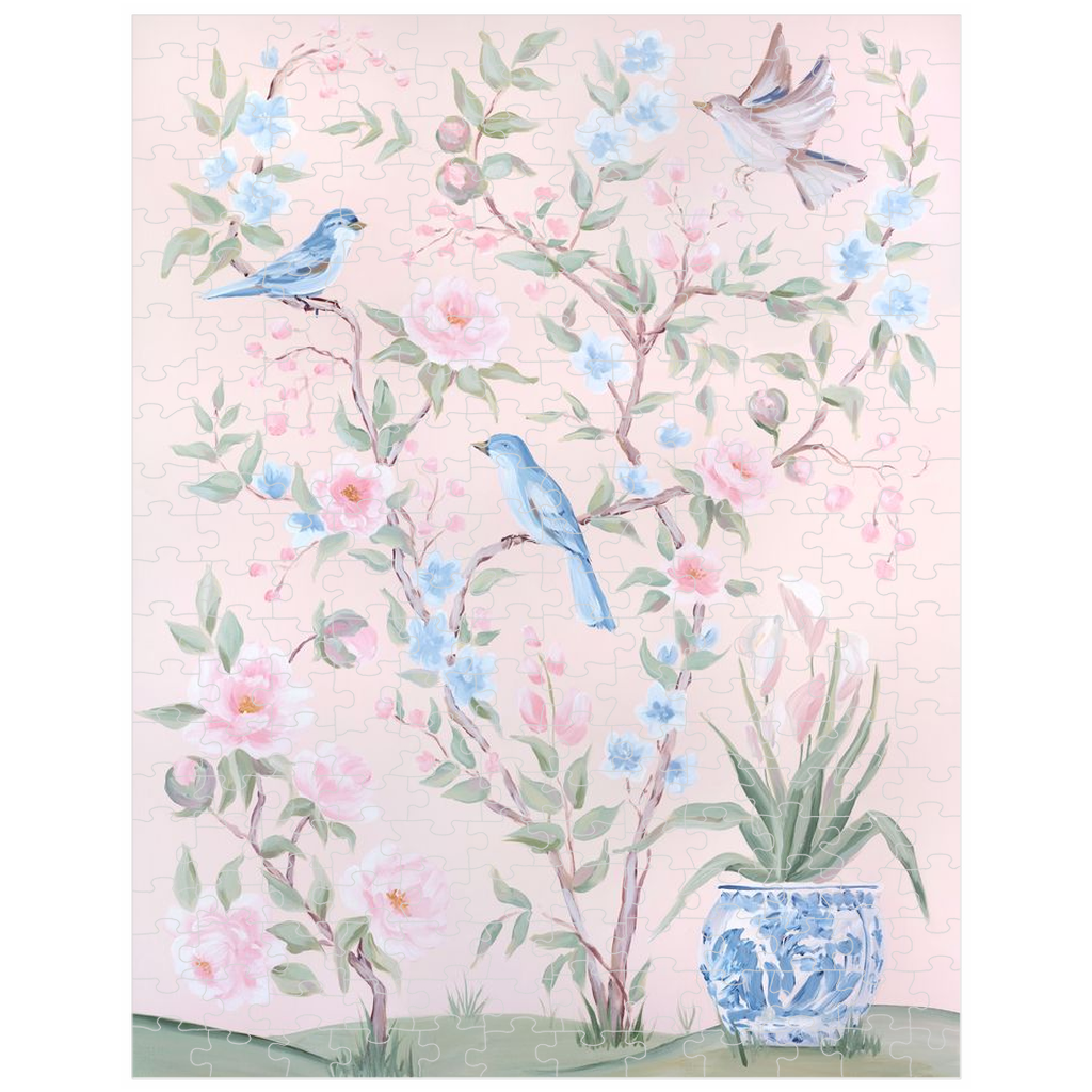Blush Chinoiserie No. 2 jigsaw puzzle