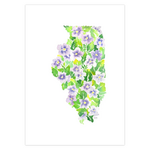 Load image into Gallery viewer, Illinois Violet note card set
