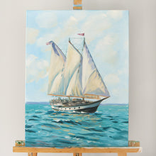 Load image into Gallery viewer, Schooner on the Chesapeake - 18 x 24
