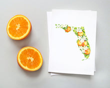 Load image into Gallery viewer, Florida Orange Blossom note card set
