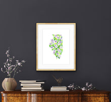 Load image into Gallery viewer, Illinois Violet fine art print
