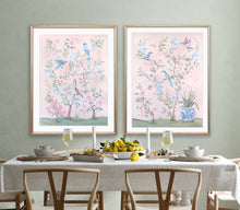 Load image into Gallery viewer, Blush Chinoiserie No. 1, a fine art print on canvas
