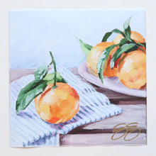 Load image into Gallery viewer, Quiet Riches, a fine art print of oranges
