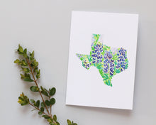 Load image into Gallery viewer, Texas Bluebonnet note card set
