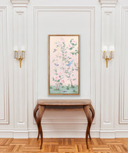 Load image into Gallery viewer, April, a pink chinoiserie canvas wrap
