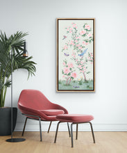 Load image into Gallery viewer, April, a green chinoiserie canvas wrap
