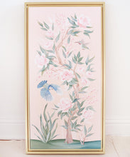 Load image into Gallery viewer, Blush Chinoiserie No. 3 - 13 x 25 framed
