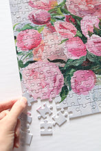 Load image into Gallery viewer, Garden Rose jigsaw puzzle
