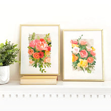 Load image into Gallery viewer, Fall florals - set of two 11 x 14
