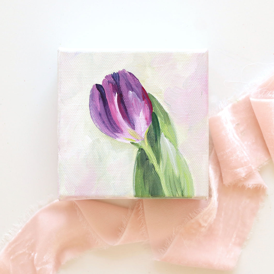 Purple tulip - 4 x 4