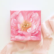 Coral Peony - 4 x 4