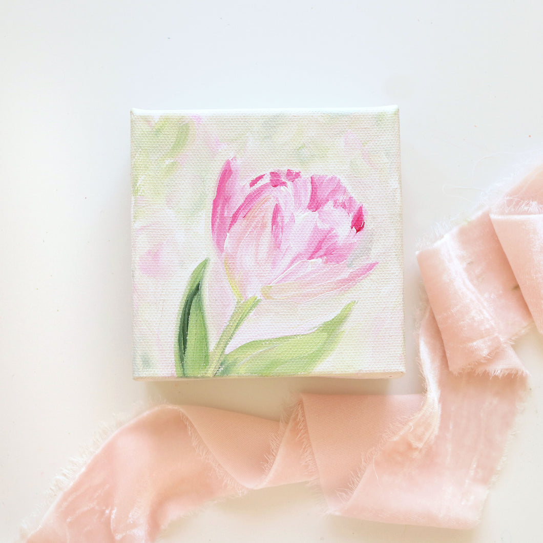 Pink tulip - 4 x 4