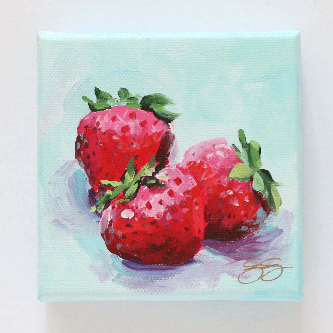 Strawberries - 4 x 4