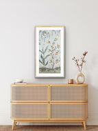 Hazel, a green tropical chinoiserie print on paper