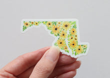 Load image into Gallery viewer, Maryland Black-Eyed Susan, state flower watercolor sticker

