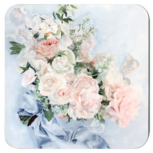 Load image into Gallery viewer, Set of 4 floral coasters, from February Flowers
