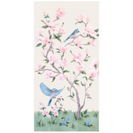 May, an ivory chinoiserie fine art print on paper
