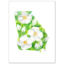 Load image into Gallery viewer, Georgia Cherokee Rose fine art print
