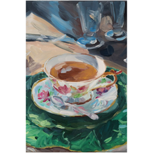Load image into Gallery viewer, Afternoon Tea, a fine art print on canvas
