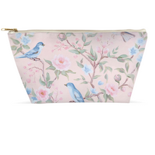 Load image into Gallery viewer, Blush Chinoiserie accessory pouch
