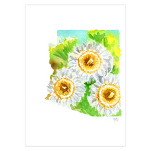 Load image into Gallery viewer, Arizona Saguaro Cactus Blossom note card set
