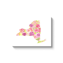 Load image into Gallery viewer, New York Rose canvas wrap

