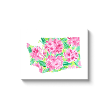 Load image into Gallery viewer, Washington Rhododendron canvas wrap

