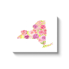 Load image into Gallery viewer, New York Rose canvas wrap
