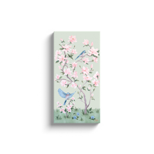 Load image into Gallery viewer, May, a green chinoiserie canvas wrap
